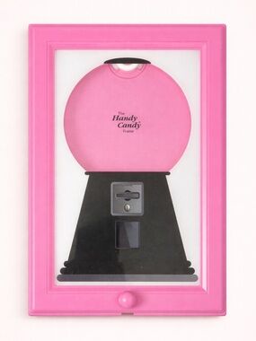 Tbe Handy Candy Frame Pink Gumball Machine Novelty Photo Frame 8.25x11.75